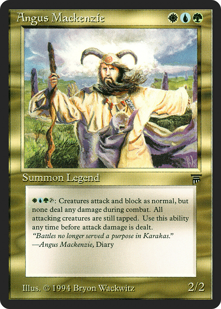 Angus Mackenzie (LEG-)  - Legends
