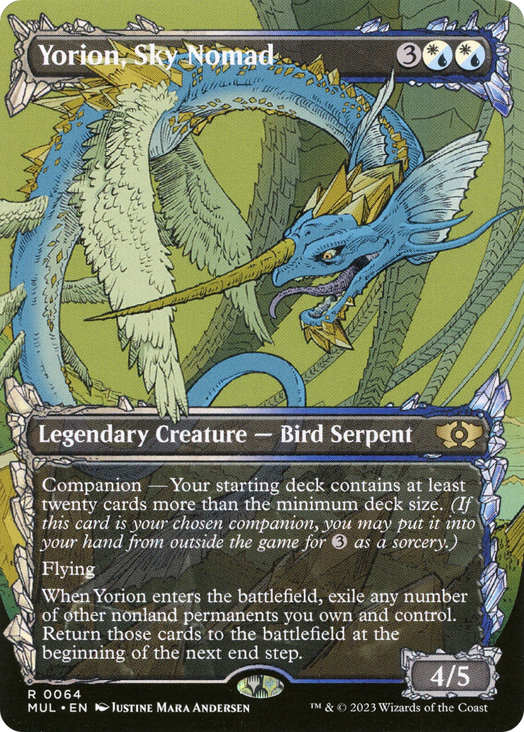 Yorion, Sky Nomad (MUL-064)  - Multiverse Legends: (Showcase) (Borderless)