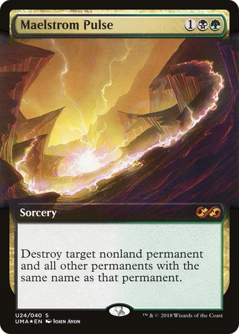 Maelstrom Pulse (UMA:BT-U24)  Foil - Ultimate Box Topper: (Extended Art)