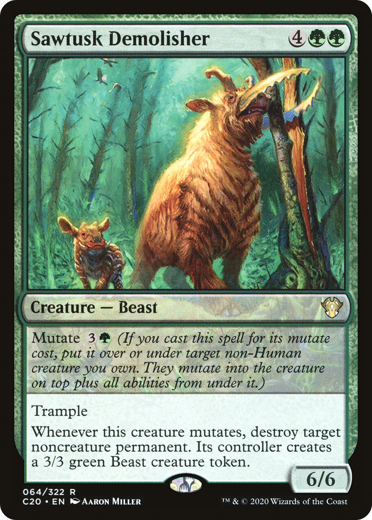 Sawtusk Demolisher (C20-064)  - Commander 2020