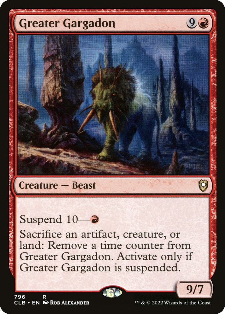 Greater Gargadon (CLB-796)  - Commander Legends: Battle for Baldur's Gate