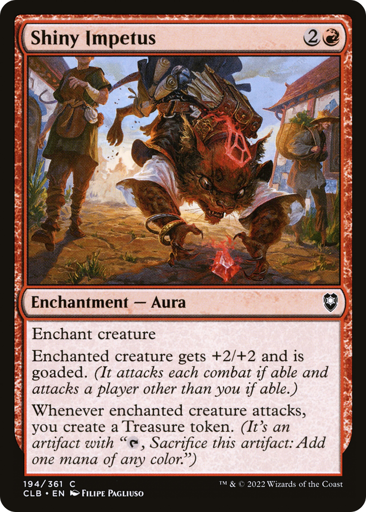 Shiny Impetus (CLB-194)  Foil - Commander Legends: Battle for Baldur's Gate