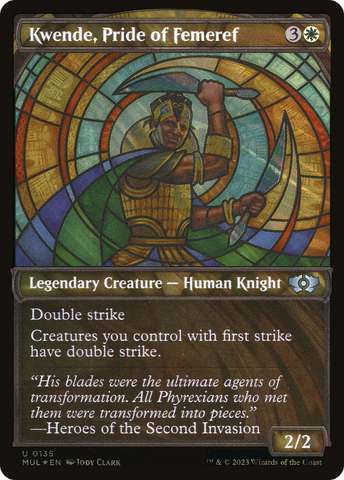 Kwende, Pride of Femeref (Halo Foil) (MUL-135)  Foil - Multiverse Legends: (Showcase)