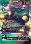 MegaGargomon ACE (2024 Regionals Participant) (ST17-08) - Starter Deck 17: Double Typhoon Advanced Deck Set Foil