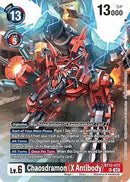 Chaosdramon (X Antibody) (Event Pack 7) (BT12-072) - Across Time Foil