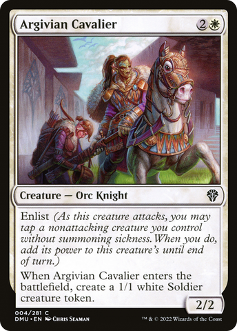 Argivian Cavalier (DMU-004)  - Dominaria United