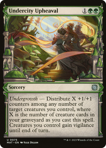 Undercity Upheaval (Showcase) (MAT-075)  Foil - March of the Machine: The Aftermath: (Showcase)