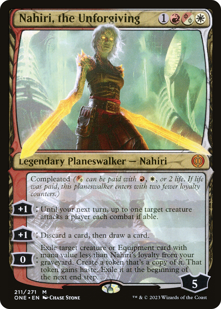 Nahiri, the Unforgiving (ONE-211)  - Phyrexia: All Will Be One