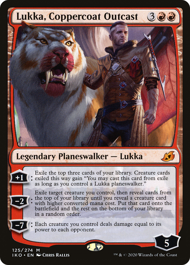 Lukka, Coppercoat Outcast (IKO-125)  - Ikoria: Lair of Behemoths