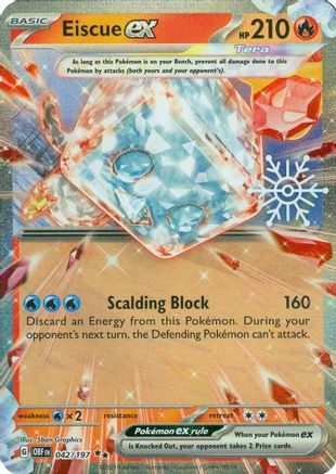 Eiscue ex (Holiday Calendar) 042/197  - Holofoil Miscellaneous Cards & Products - Double Rare