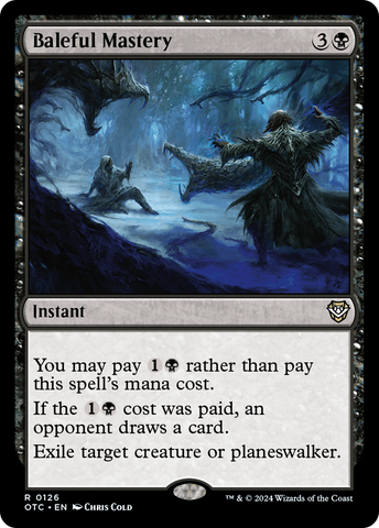 Baleful Mastery (OTC-126)  - Outlaws of Thunder Junction Commander