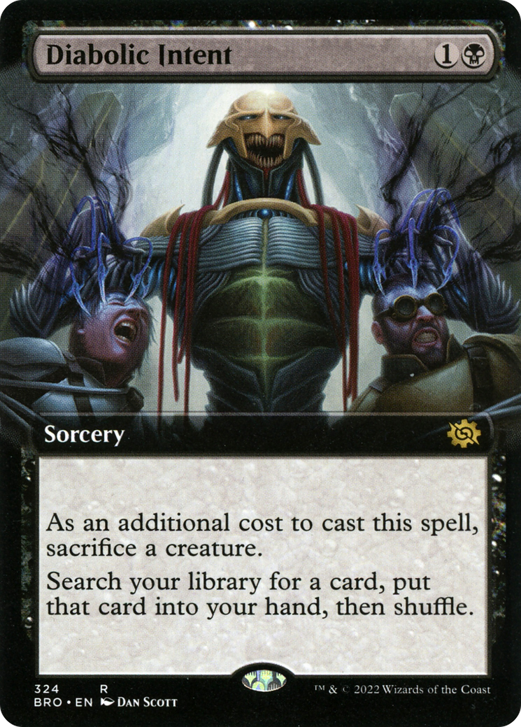 Diabolic Intent (Extended Art) (BRO-324)  - The Brothers' War: (Extended Art)