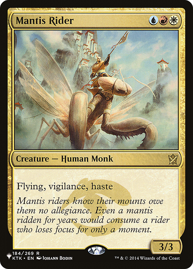 Mantis Rider (LIST-KTK-184)  - The List