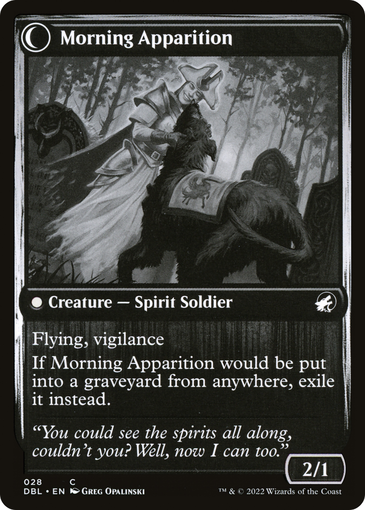 Mourning Patrol (DBL-028)  - Innistrad: Double Feature: (Double Faced Transform)