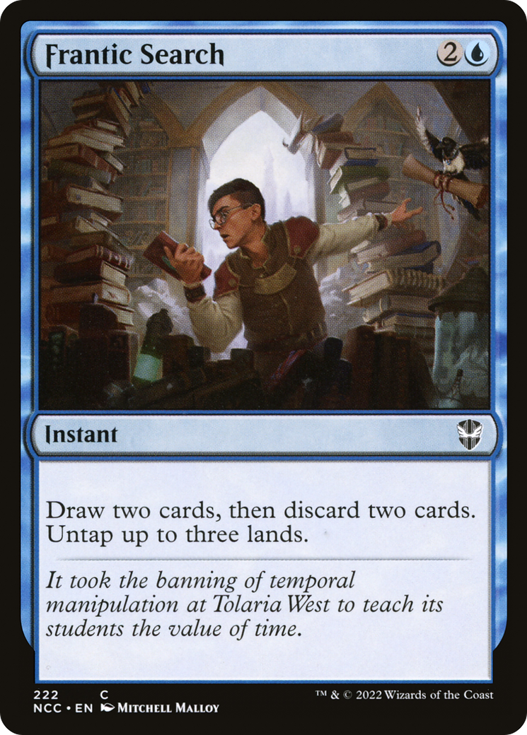 Frantic Search (NCC-222)  - New Capenna Commander