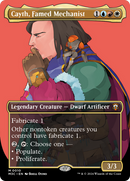 Cayth, Famed Mechanist (Borderless) (M3C-010) - Modern Horizons 3 Commander (Borderless) Foil