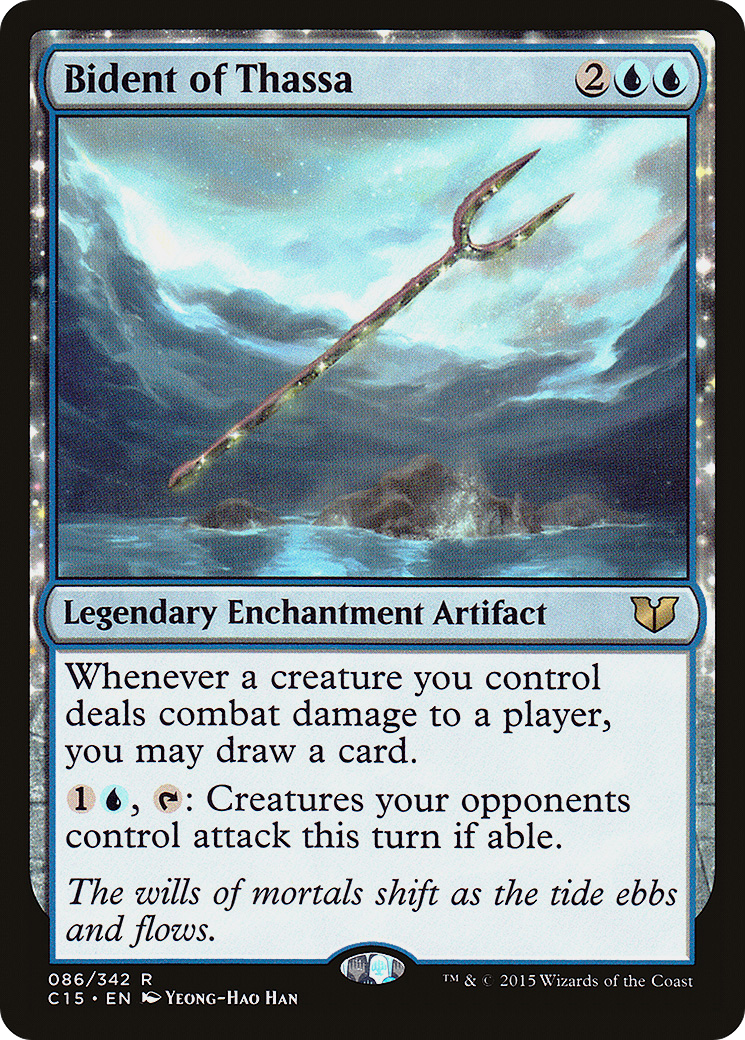 Bident of Thassa (C15-086)  - Commander 2015: (enchantment)