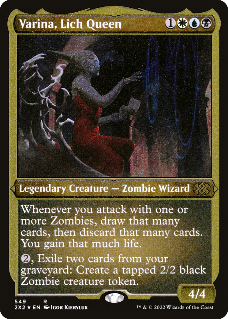 Varina, Lich Queen (Foil Etched) (2X2-549)  Foil - Double Masters 2022