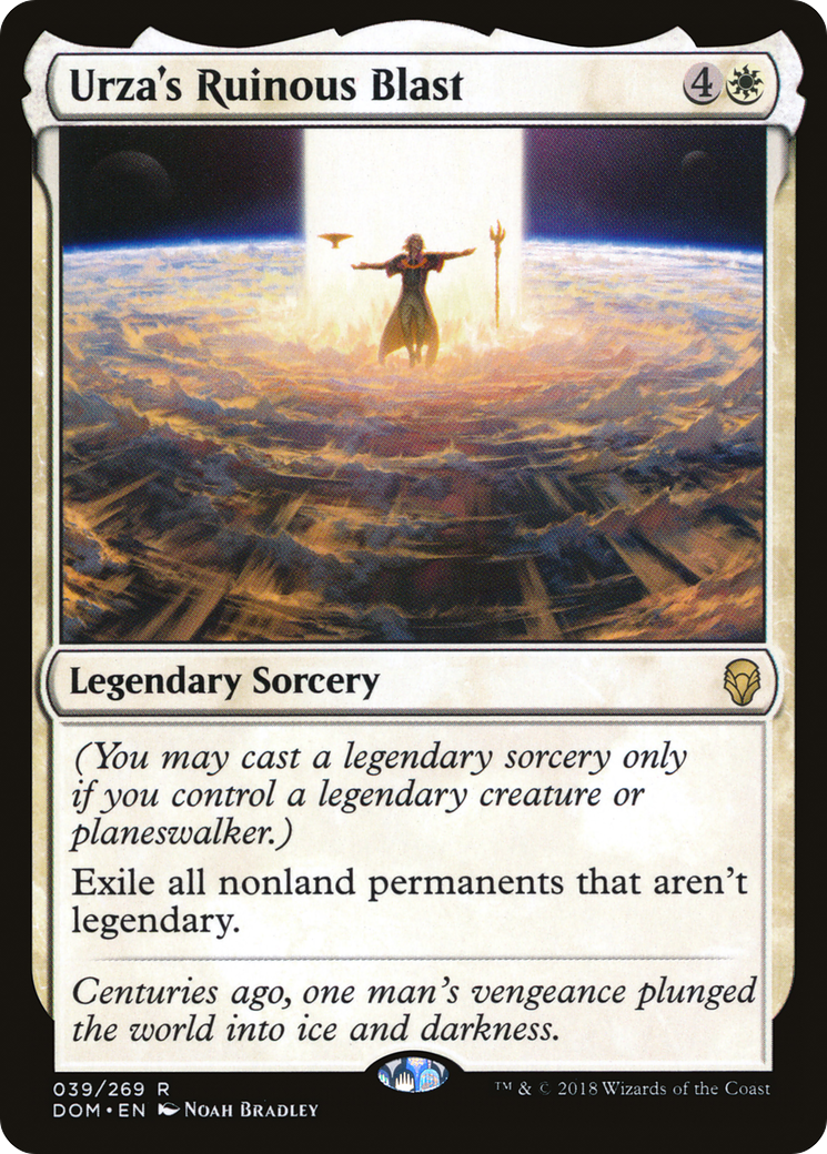 Urza's Ruinous Blast (DOM-039)  Foil - Dominaria