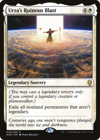 Urza's Ruinous Blast (DOM-039)  Foil - Dominaria