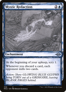 Mystic Redaction (Showcase) (MH2-338) - Modern Horizons 2: (Showcase) Foil