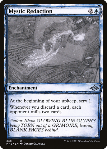 Mystic Redaction (Showcase) (MH2-338)  Foil - Modern Horizons 2: (Showcase)