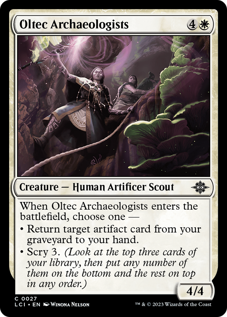Oltec Archaeologists (LCI-027)  Foil - The Lost Caverns of Ixalan