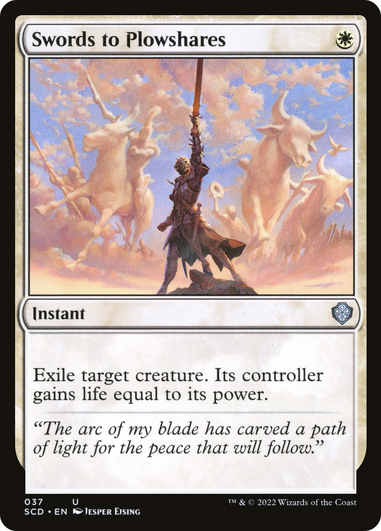 Swords to Plowshares (SCD-037)  - Starter Commander Decks
