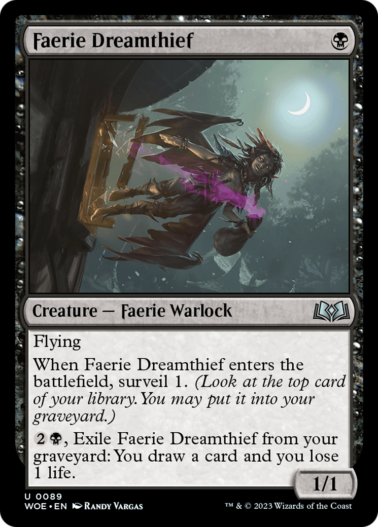 Faerie Dreamthief (WOE-089) - Wilds of Eldraine