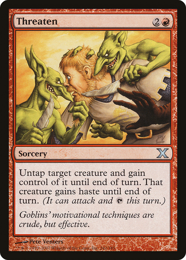 Threaten (10E-242)  - Tenth Edition