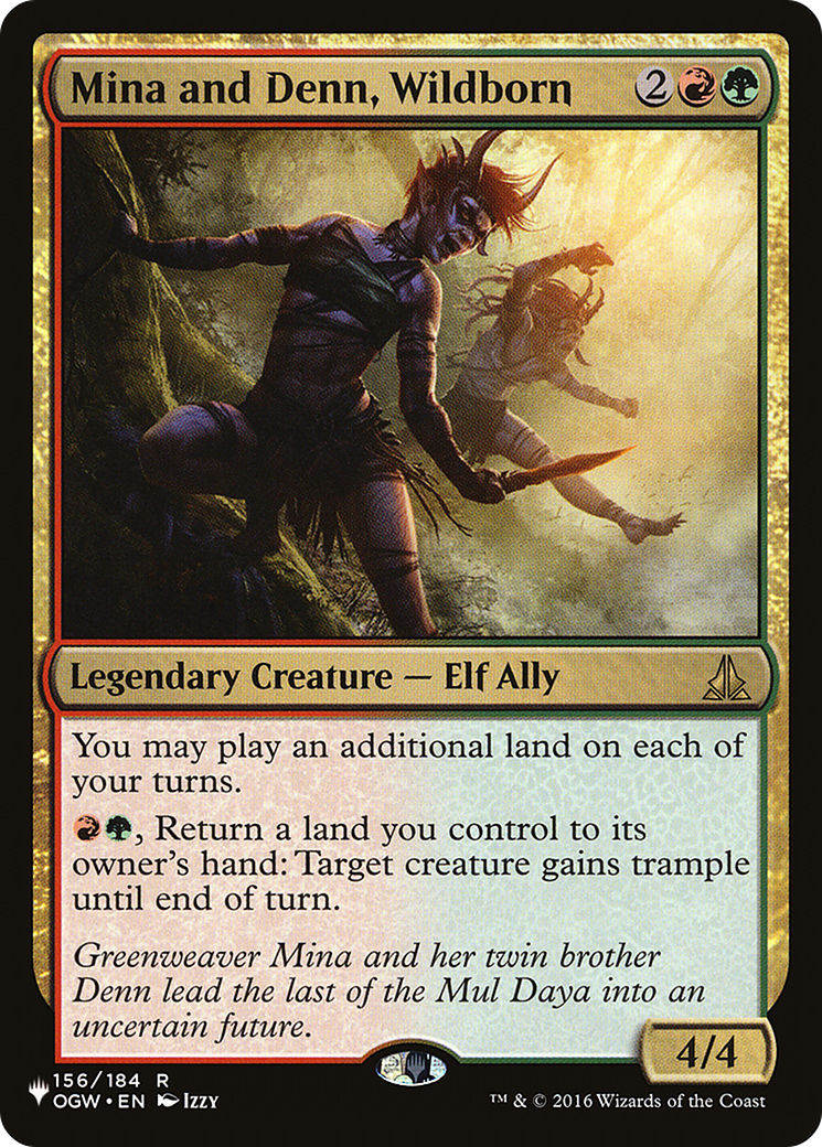 Mina and Denn, Wildborn (LIST-156/184)  - The List