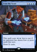 Even the Score (Extended Art) (SNC-411)  - Streets of New Capenna: (Extended Art)