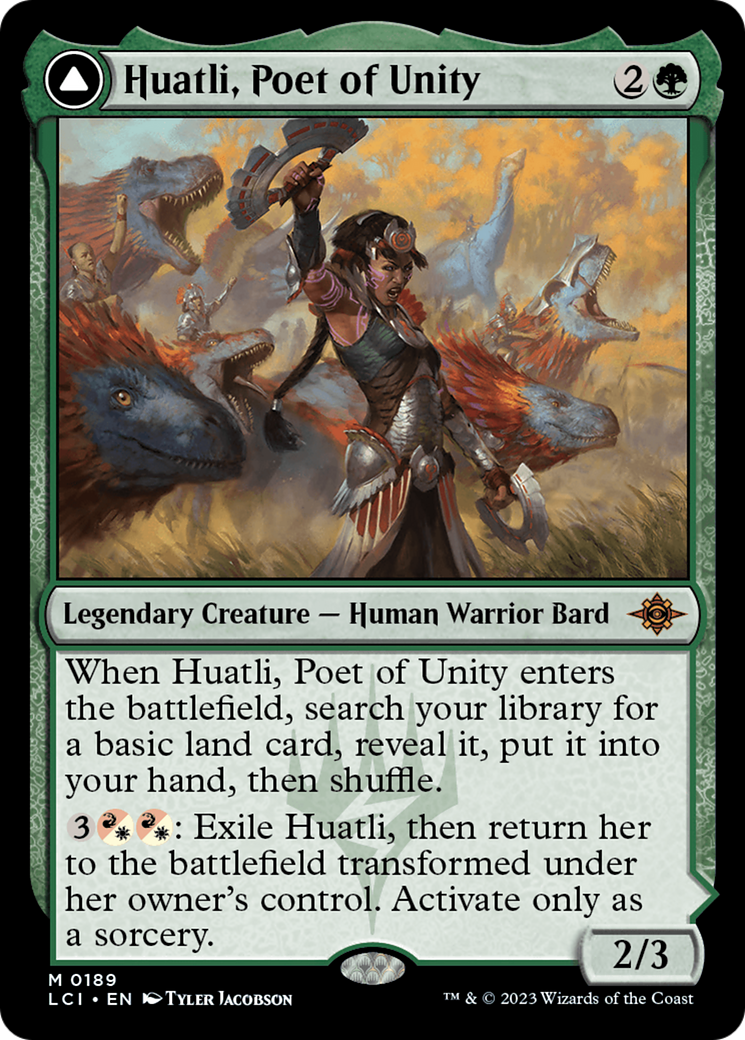 Huatli, Poet of Unity (LCI-189)  Foil - The Lost Caverns of Ixalan