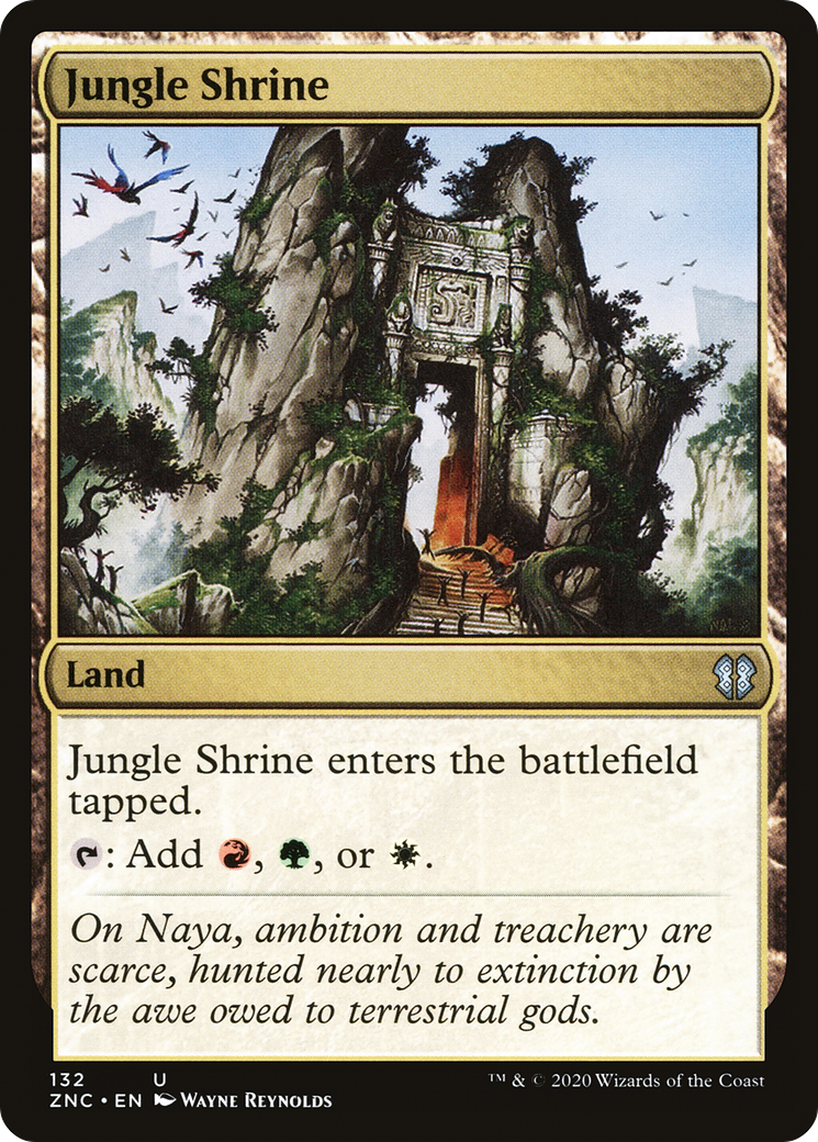Jungle Shrine (ZNC-132)  - Zendikar Rising Commander