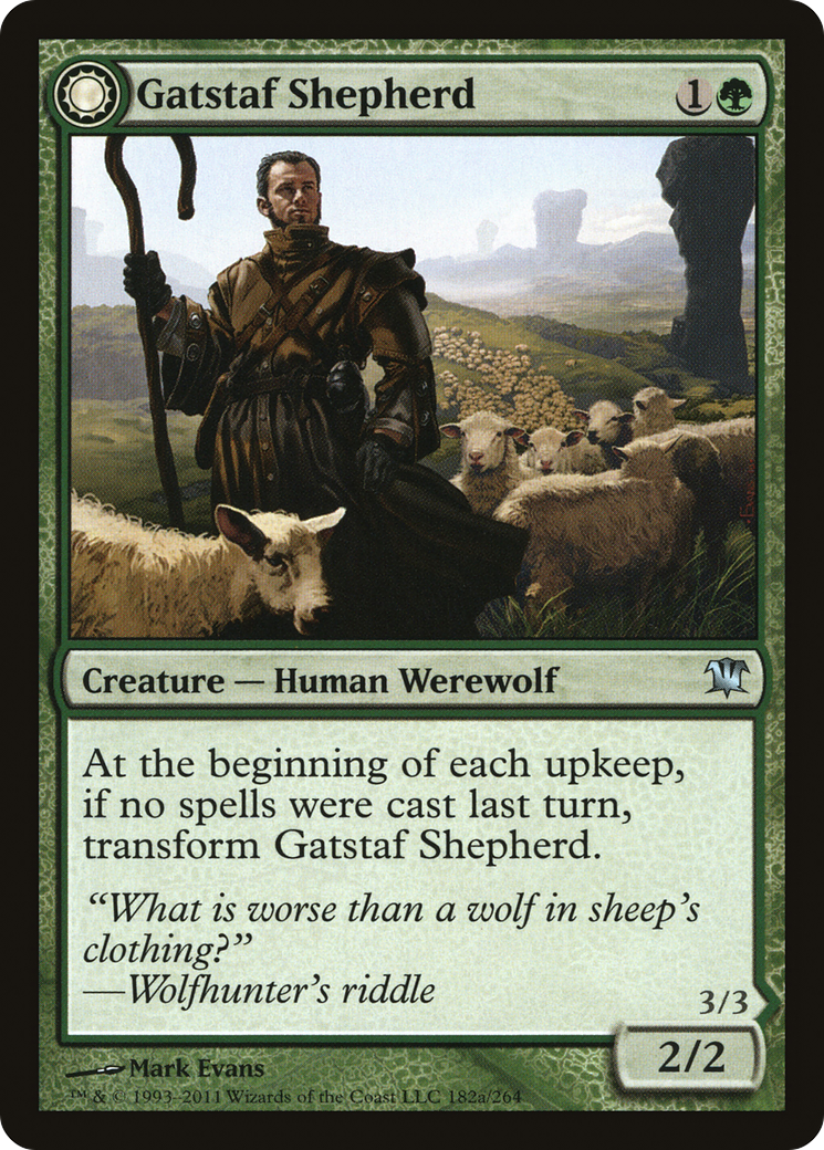 Gatstaf Shepherd (ISD-182) - Innistrad: (Double Faced Transform) Foil