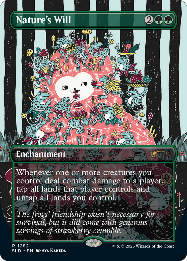 Nature's Will (SLD-1282)  - Secret Lair Drop (Borderless)