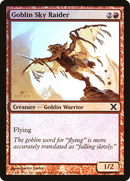 Goblin Sky Raider (10E-210★)  Foil - Tenth Edition