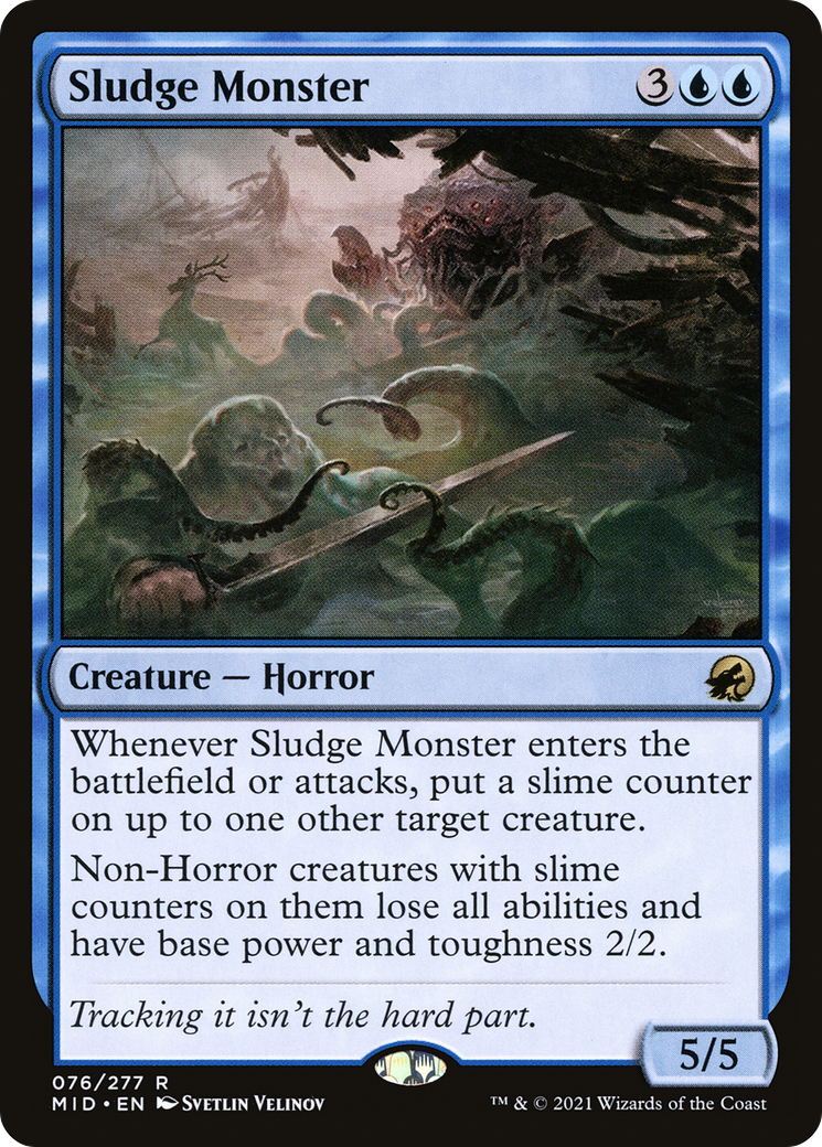 Sludge Monster (MID-076)  - Innistrad: Midnight Hunt