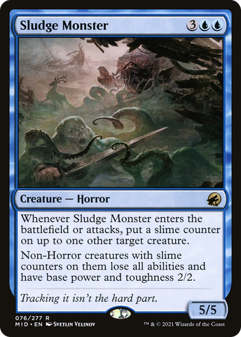 Sludge Monster (MID-076)  - Innistrad: Midnight Hunt