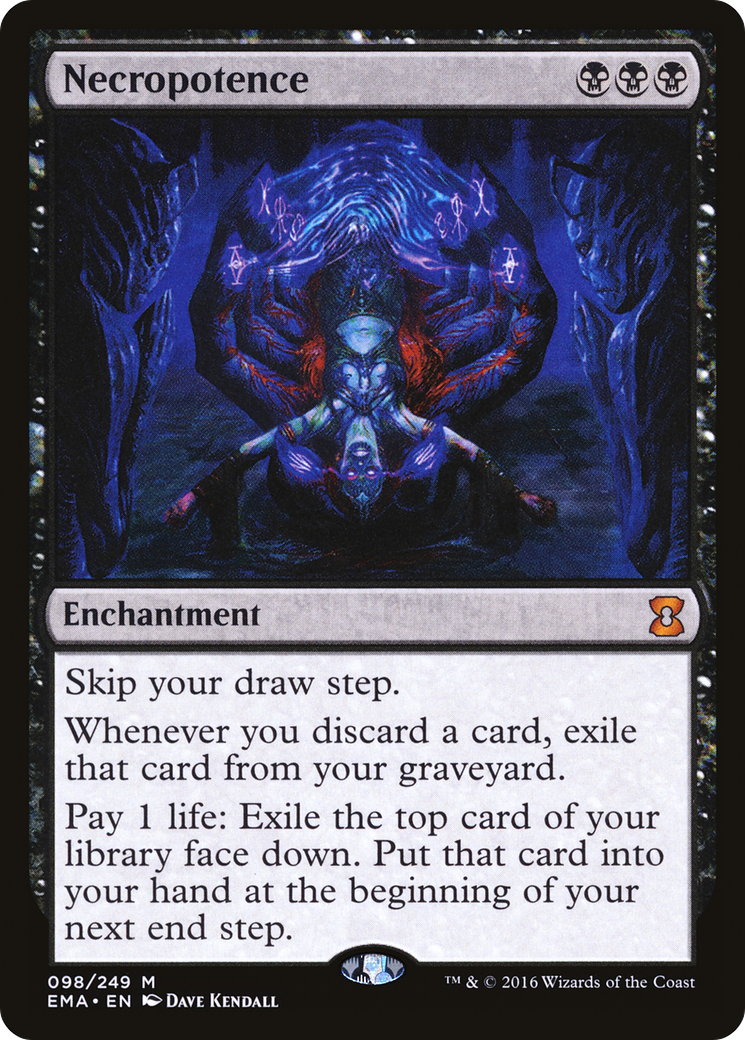 Necropotence (EMA-098)  Foil - Eternal Masters