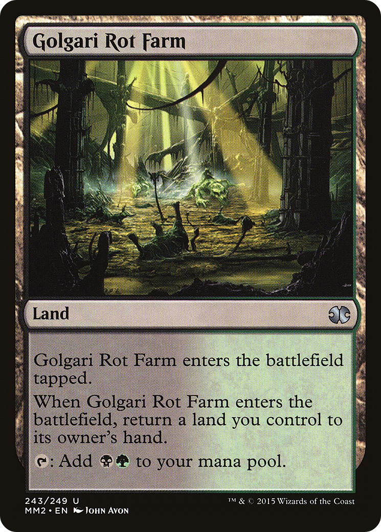 Golgari Rot Farm (MM2-243)  Foil - Modern Masters 2015