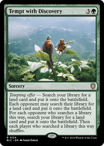 Tempt with Discovery (BLC-124)  - Bloomburrow Commander