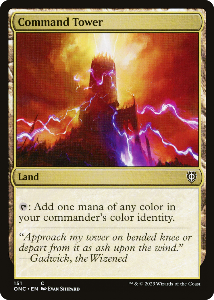 Command Tower (ONC-151)  - Phyrexia: All Will Be One Commander