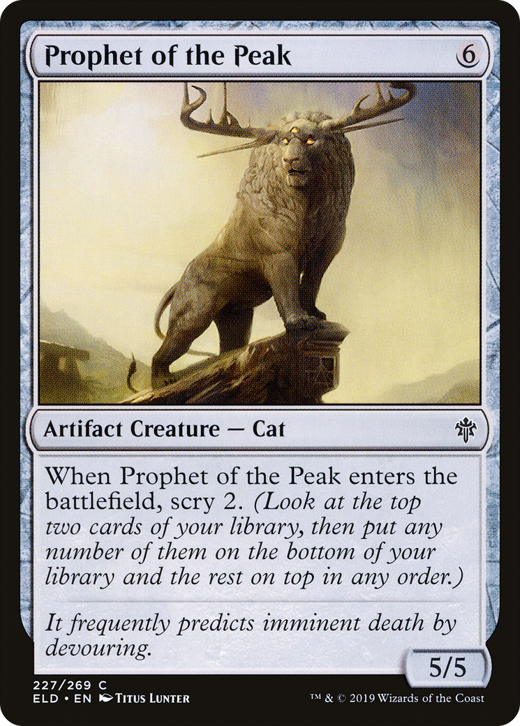 Prophet of the Peak (ELD-227)  Foil - Throne of Eldraine