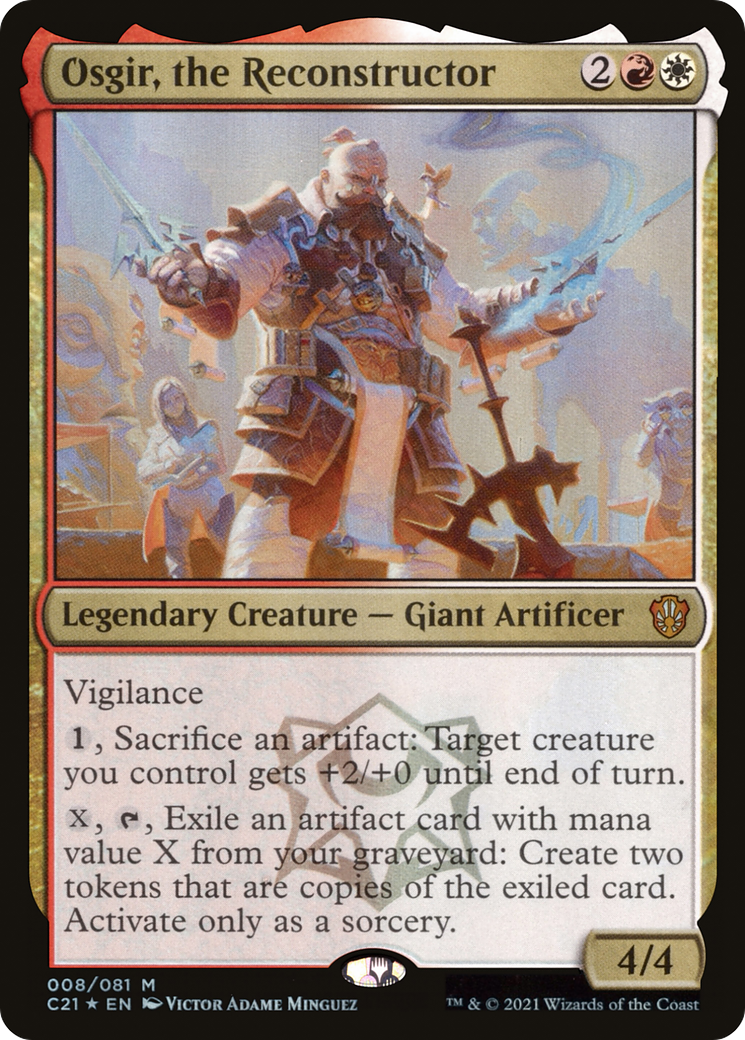 Osgir, the Reconstructor (C21-008)  Foil - Commander 2021