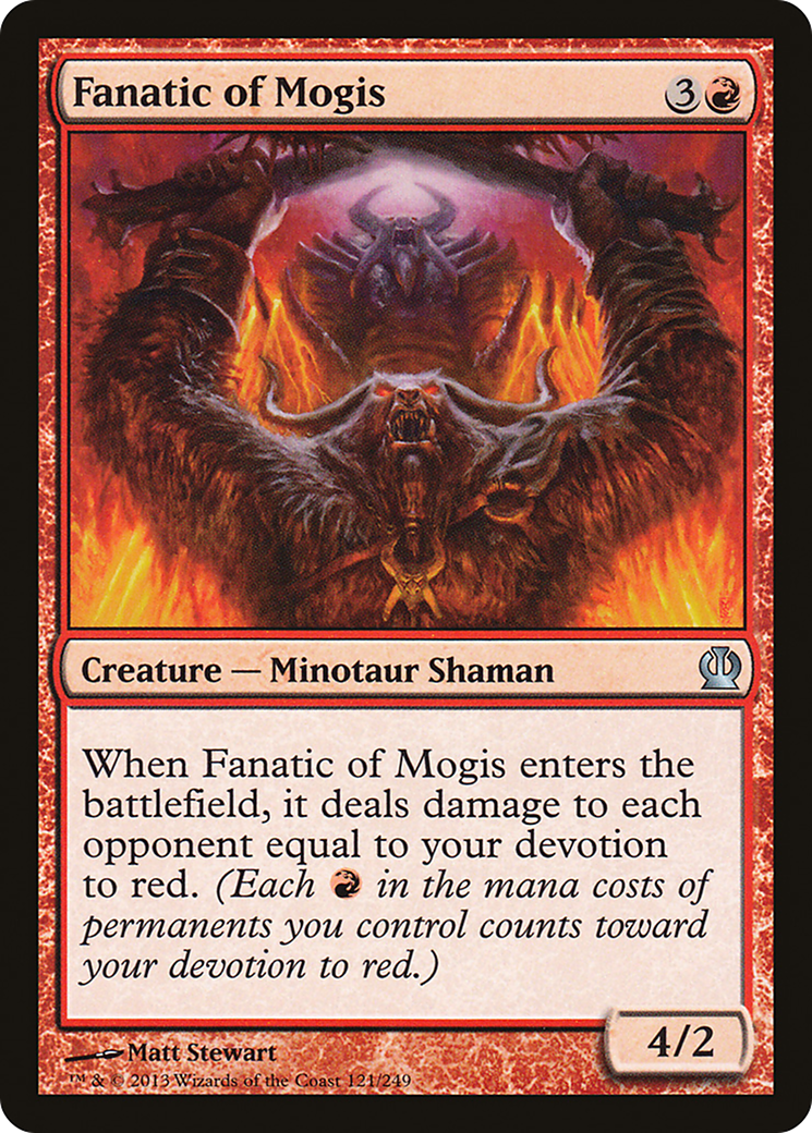 Fanatic of Mogis (THS-121)  Foil - Theros