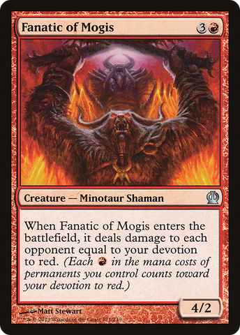 Fanatic of Mogis (THS-121)  Foil - Theros