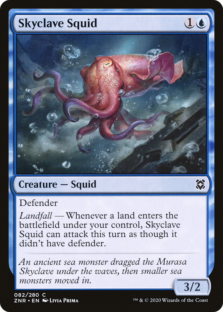 Skyclave Squid (ZNR-082)  - Zendikar Rising