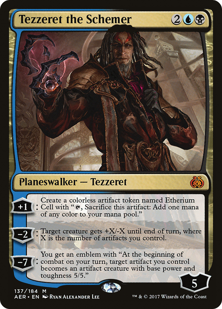 Tezzeret the Schemer (AER-137)  - Aether Revolt