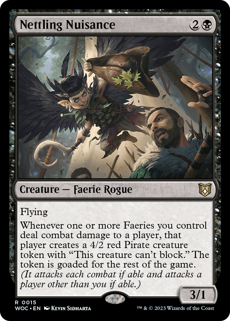 Nettling Nuisance (WOC-015)  - Wilds of Eldraine Commander
